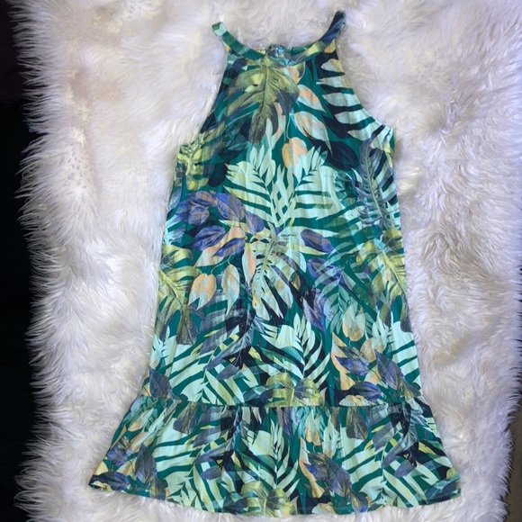 TIME AND TRU Floral Halter Swing Dress - Picture 13 of 15